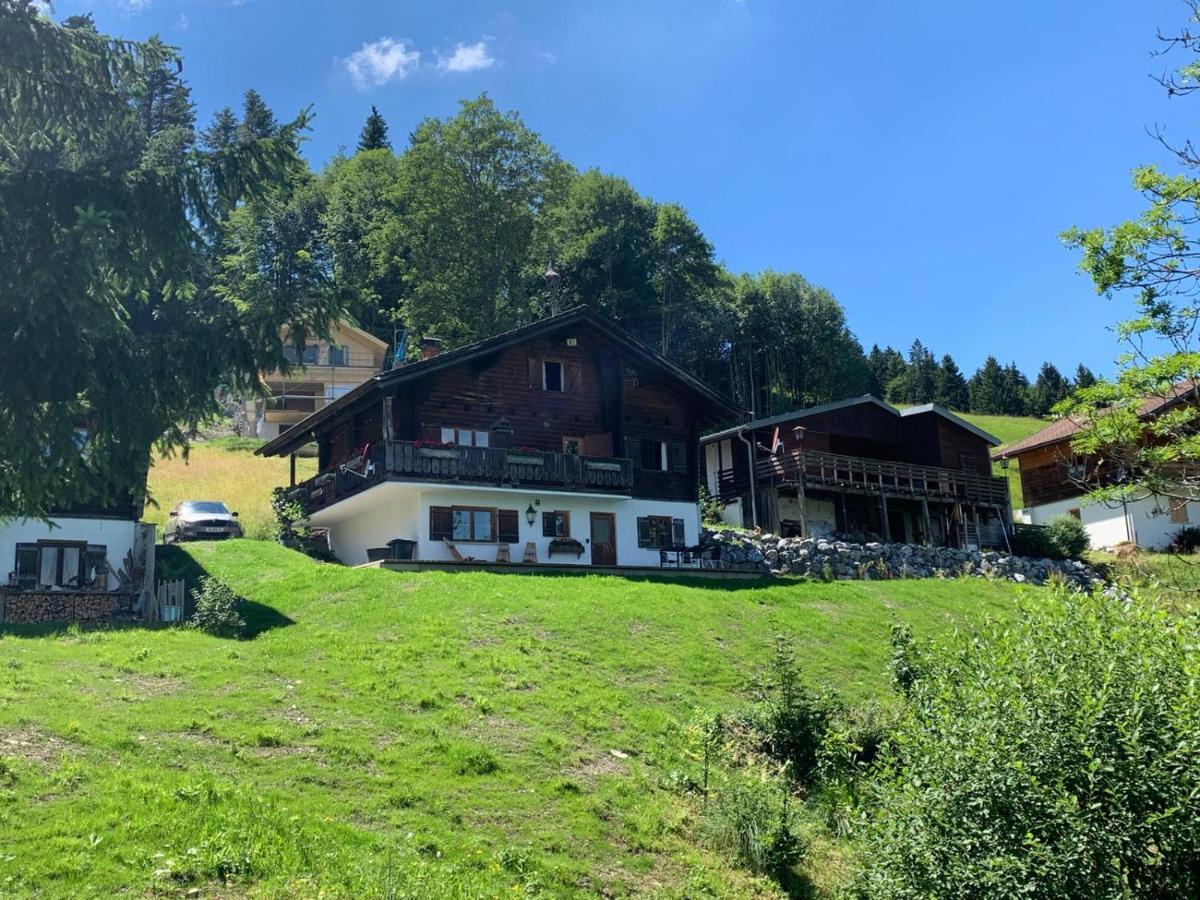 Ferienwohnungen Im Blockhaus Metzler Schwarzenberg im Bregenzerwald Exterior photo