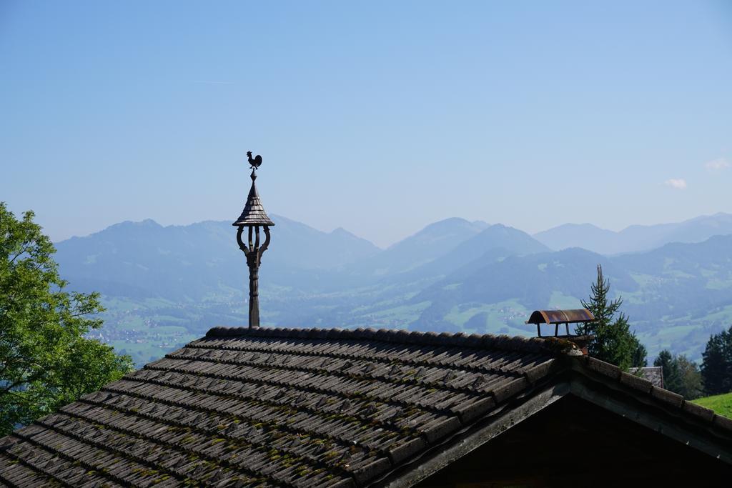 Ferienwohnungen Im Blockhaus Metzler Schwarzenberg im Bregenzerwald Exterior photo