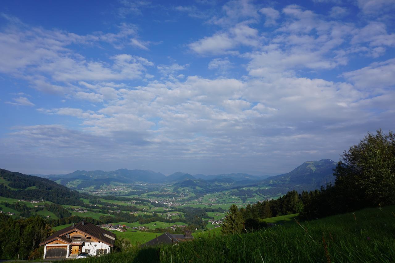 Ferienwohnungen Im Blockhaus Metzler Schwarzenberg im Bregenzerwald Exterior photo